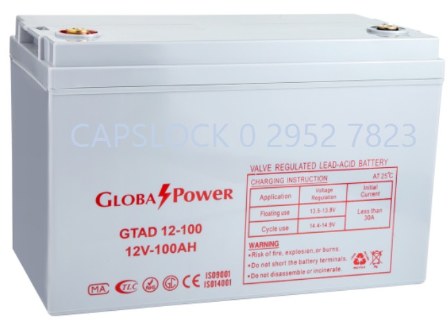 Global power battery 12V100Ah