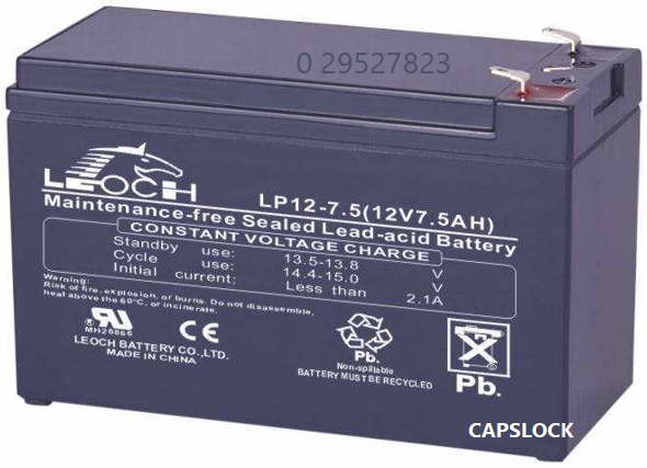 Leoch battery 12V7.5Ah