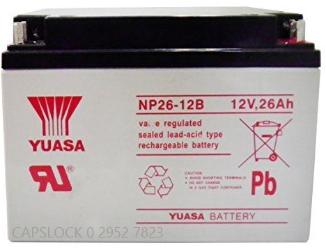 YUASA battery 12V26Ah
