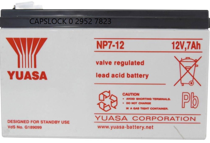 YUASA battery 12V7.0Ah