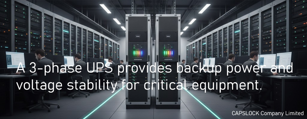 ตัวแทนจำหน่าย UPS 3 Phase หลายยี่ห้อ | บริการครบวงจร ก่อน-หลังการขาย